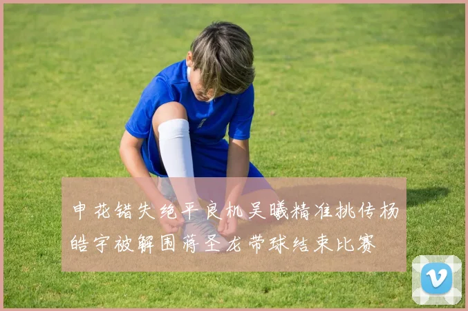 申花错失绝平良机吴曦精准挑传杨皓宇被解围蒋圣龙带球结束比赛